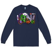 Navy Halloween RN Registered Nurse Long Sleeve Tee - LillyAllenDesigns