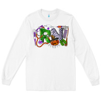 White Halloween RN Registered Nurse Long Sleeve Tee - LillyAllenDesigns