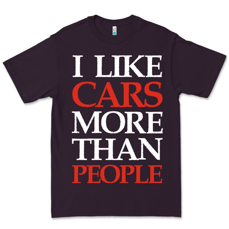 I Like Cars More Than People Premium Tee by artisFamous | Teevron