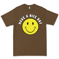 Cacao retro   have a nice day   smile happy face Premium Tee - artisFamous