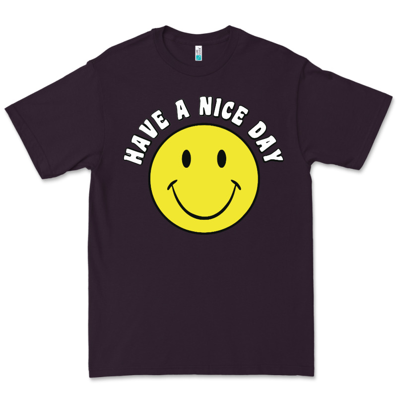 Retro   Have A Nice Day   Smile Happy Face Premium Tee by artisFamous | Teevron