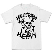 White Skull I like It Heovy Halestorm Premium Tee - artisFamous