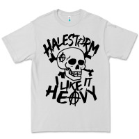 Dove Grey Skull I like It Heovy Halestorm Premium Tee - artisFamous