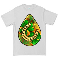 Dove Grey st.patrick's teardrop earrings Premium Tee - FaDigitalArtStudio