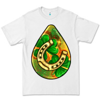 White st.patrick's teardrop earrings Premium Tee - FaDigitalArtStudio