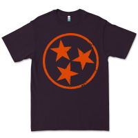 Plum tennessee flag vintage grunge distressed graphic Premium Tee - artisFamous