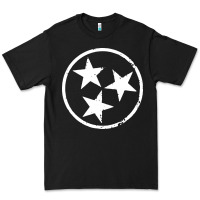 Black tennessee flag vintage grunge distressed graphic Premium Tee - artisFamous