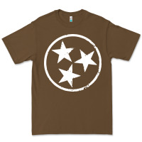 Cacao tennessee flag vintage grunge distressed graphic Premium Tee - artisFamous
