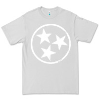 Dove Grey tennessee flag vintage grunge distressed graphic Premium Tee - artisFamous