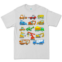 Construction Excavator Shirt For Boys Girls Men And Women T Shirt Premium Tee | Teevron