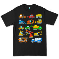 Black construction excavator shirt for boys girls men and women t shirt Premium Tee - artisFamous