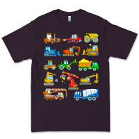 Plum construction excavator shirt for boys girls men and women t shirt Premium Tee - artisFamous
