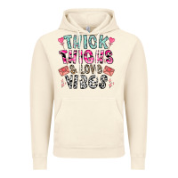Vintage Artic Thick Thighs And Love Vibes Vintage Hoodie - CowhideDigitalArt