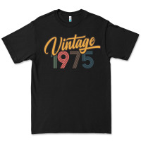 Black retro vintage 1975 women's Premium Tee - artisFamous