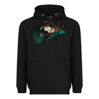 Black cowhide flowers cowboy hat Heavyweight Hoodie - Jasminsmagicworld