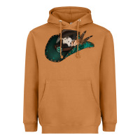 Meerkat cowhide flowers cowboy hat Heavyweight Hoodie - Jasminsmagicworld