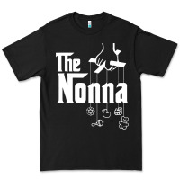 Black The Nonna! Italy Grandmother Baby Hang Toys Premium Tee - artisFamous