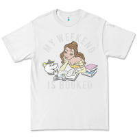 White beauty and the beast belle my weekend is booked t shirt Premium Tee - artisFamous
