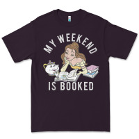 Plum beauty and the beast belle my weekend is booked t shirt Premium Tee - artisFamous
