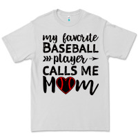 Dove Grey womens my favorite baseball player calls me mom Premium Tee - artisFamous