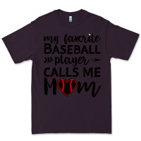 Plum womens my favorite baseball player calls me mom Premium Tee - artisFamous