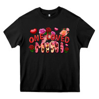 Black One loved mini Valentine's Day Heavy Core Tee - FaDigitalArtStudio
