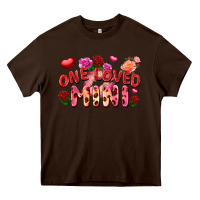 Chocolate Brown One loved mini Valentine's Day Heavy Core Tee - FaDigitalArtStudio
