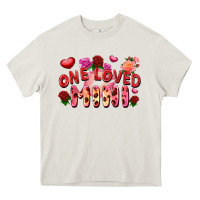 Cream One loved mini Valentine's Day Heavy Core Tee - FaDigitalArtStudio