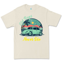 Bone Vintage Funny Beetle Bug Distressed Classic Cars Old Bugs Never Die Premium Tee - artisFamous