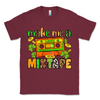 Burgundy Make me a mixtape St. Patrick's Day Classic Tee - OliviaCreatesArt