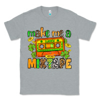 Heather Grey Make me a mixtape St. Patrick's Day Classic Tee - OliviaCreatesArt