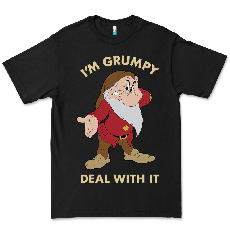 Snow White I'm Grumpy Deal With It Portrait T Shirt Premium Tee by artisFamous | Teevron