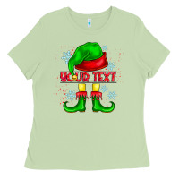 Matcha Elf Your Text Ladies Tee - CowhideDigitalArt