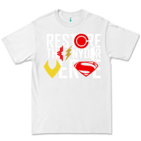 White restore the snyderverse Premium Tee - artisFamous