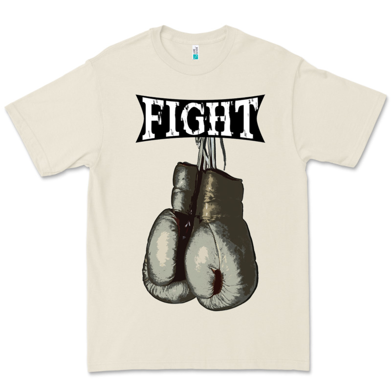 Boxing Vintage Fight Gloves Premium Tee by artisFamous | Teevron