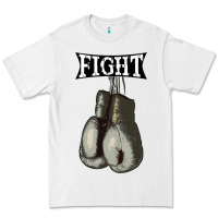 White boxing vintage fight gloves Premium Tee - artisFamous