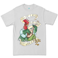 Dove Grey alan a dale rooster  oo de lally golly what a day tattoo watercolor pa Premium Tee - artisFamous