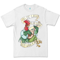 White alan a dale rooster  oo de lally golly what a day tattoo watercolor pa Premium Tee - artisFamous
