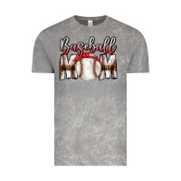 Cloud Rock Baseball Mom Vintage Tee - CowhideDigitalArt