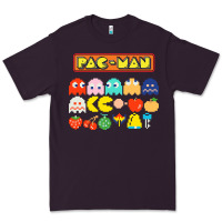 Plum 80s pacman ghosts video games Premium Tee - artisFamous