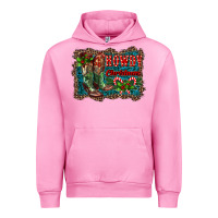 Fuchsia Pink howdy christmas boots Urban Hoodie - RanaPortraitStore