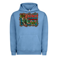 Pigment Pebble Blue howdy christmas boots Urban Hoodie - RanaPortraitStore