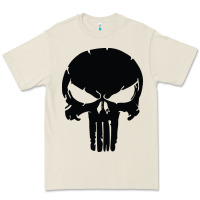 The Punisher Skull Black Premium Tee | Teevron