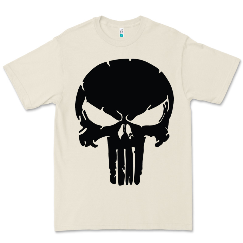 The Punisher Skull Black Premium Tee by artisFamous | Teevron