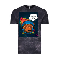Cloud Black Forever Alone, Monkey, Space, Monkey At Space, Vintage Tee - Bettercallsaul