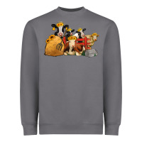Storm Cows With Sunflower Headbands Heavyweight Sweatshirt - Jasminsmagicworld