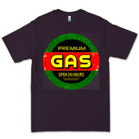 Plum GARAGE CAR GASOLINE Premium Tee - artisFamous