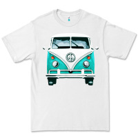 White hippie surf van Premium Tee - artisFamous