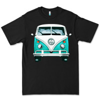 Black hippie surf van Premium Tee - artisFamous