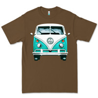 Cacao hippie surf van Premium Tee - artisFamous